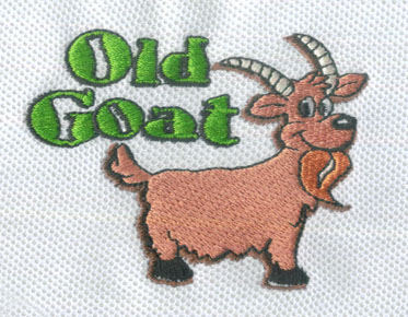 embroidery digitizing goat design